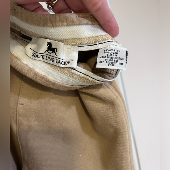 State Line Tack Child Riding/Schooling Breeches, Size M. - Picture 3 of 3